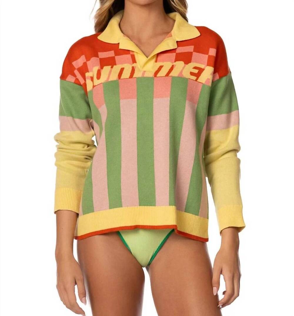 NEW MAAJI soray pull over sweater in power play